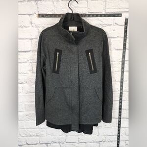 Cabi gray and black comtemporary and functional jacket Size Small